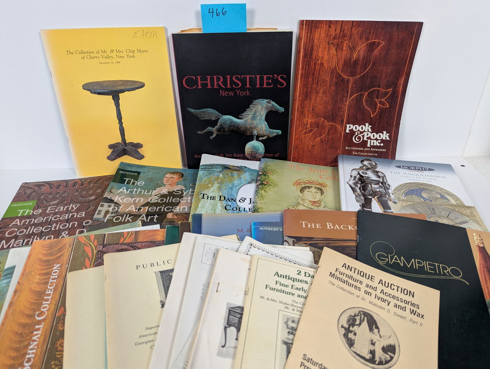 30 Museum and Exhibition Catalogs- Miscellaneous including catalogs:  Garth’s Auctions, (1 of 14)