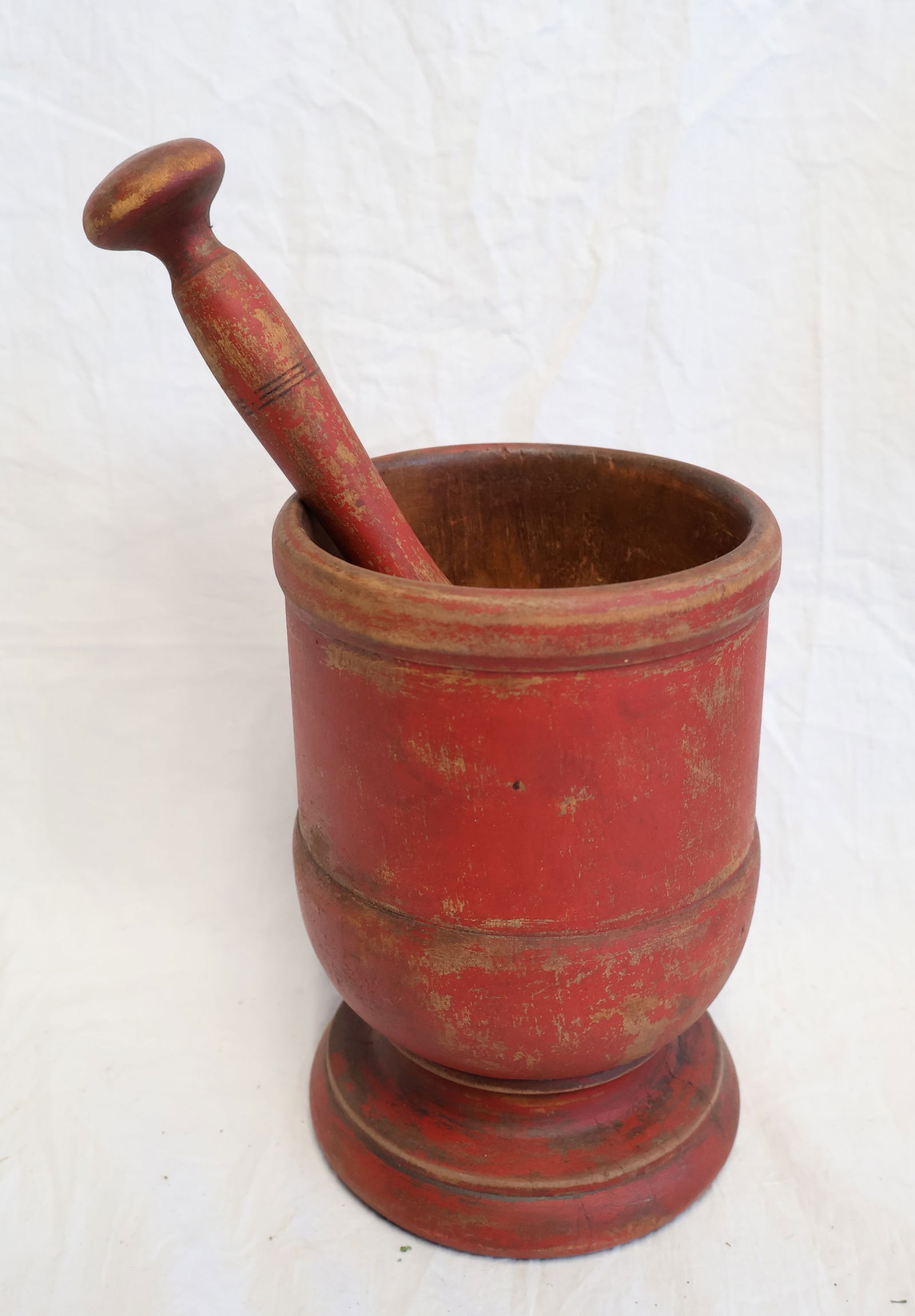 Early Mortar and Pestle with Red Paint (1 of 6)