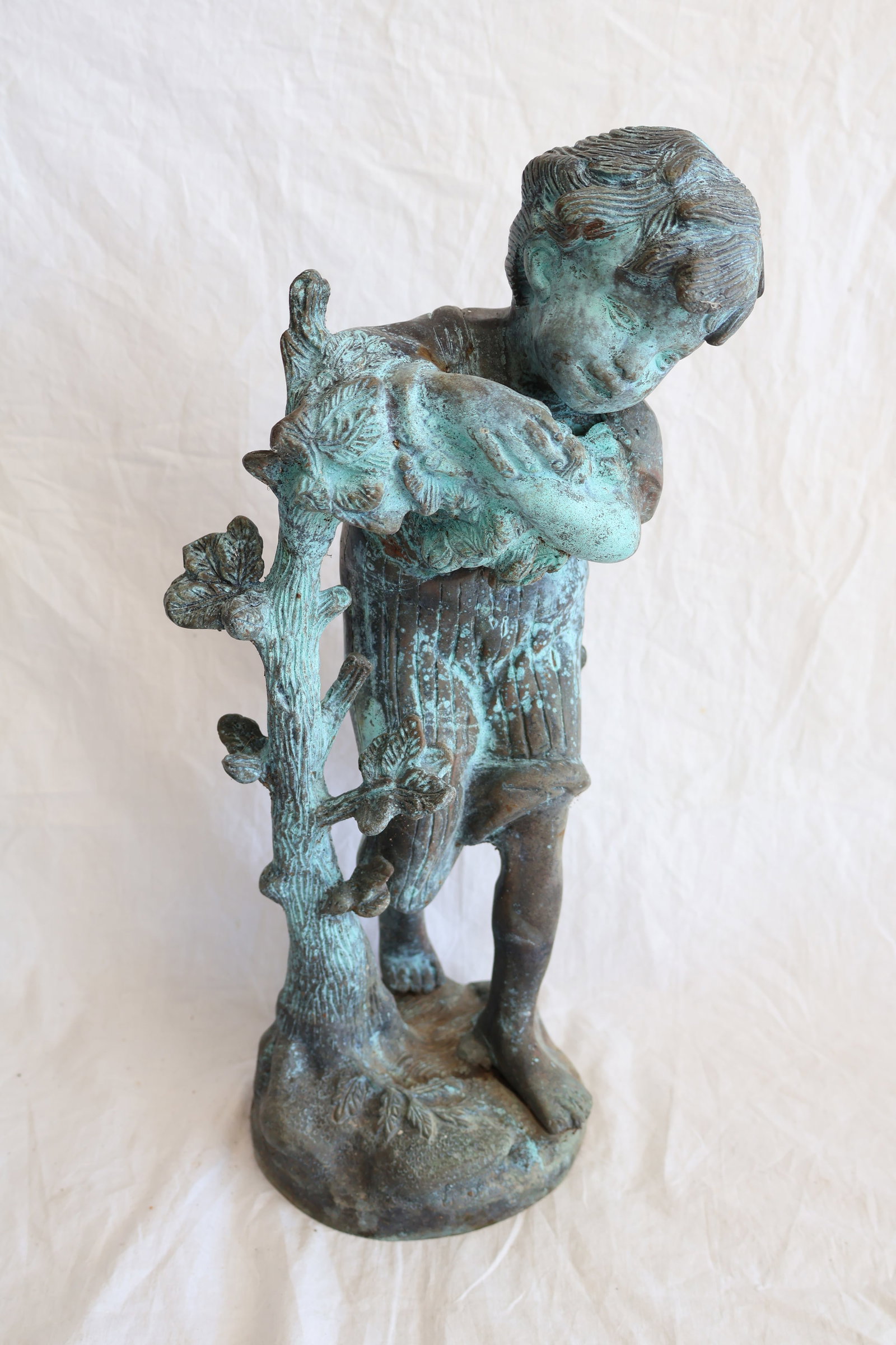 Zinc Statue of Child (1 of 5)