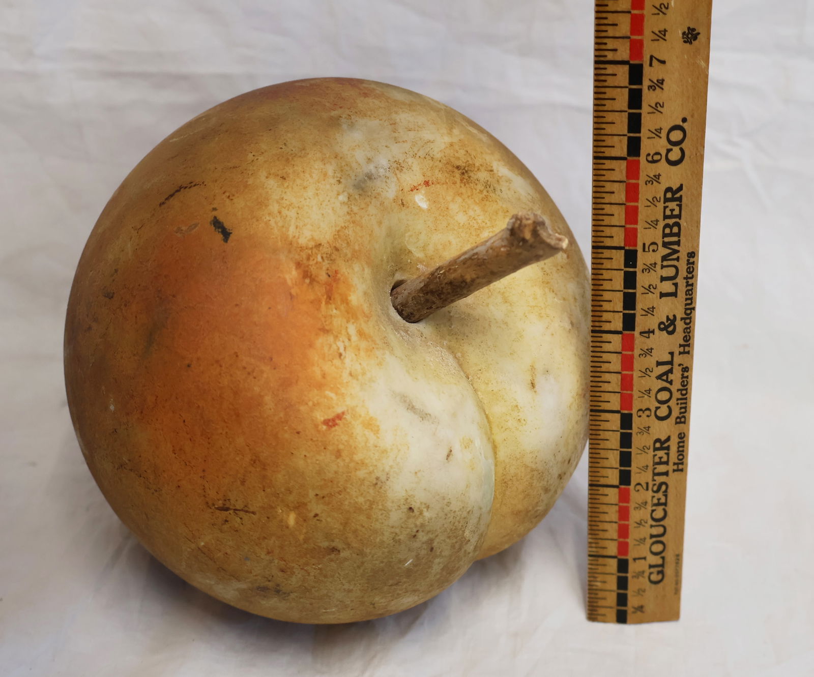 Extra Large Alabaster Peach - 5