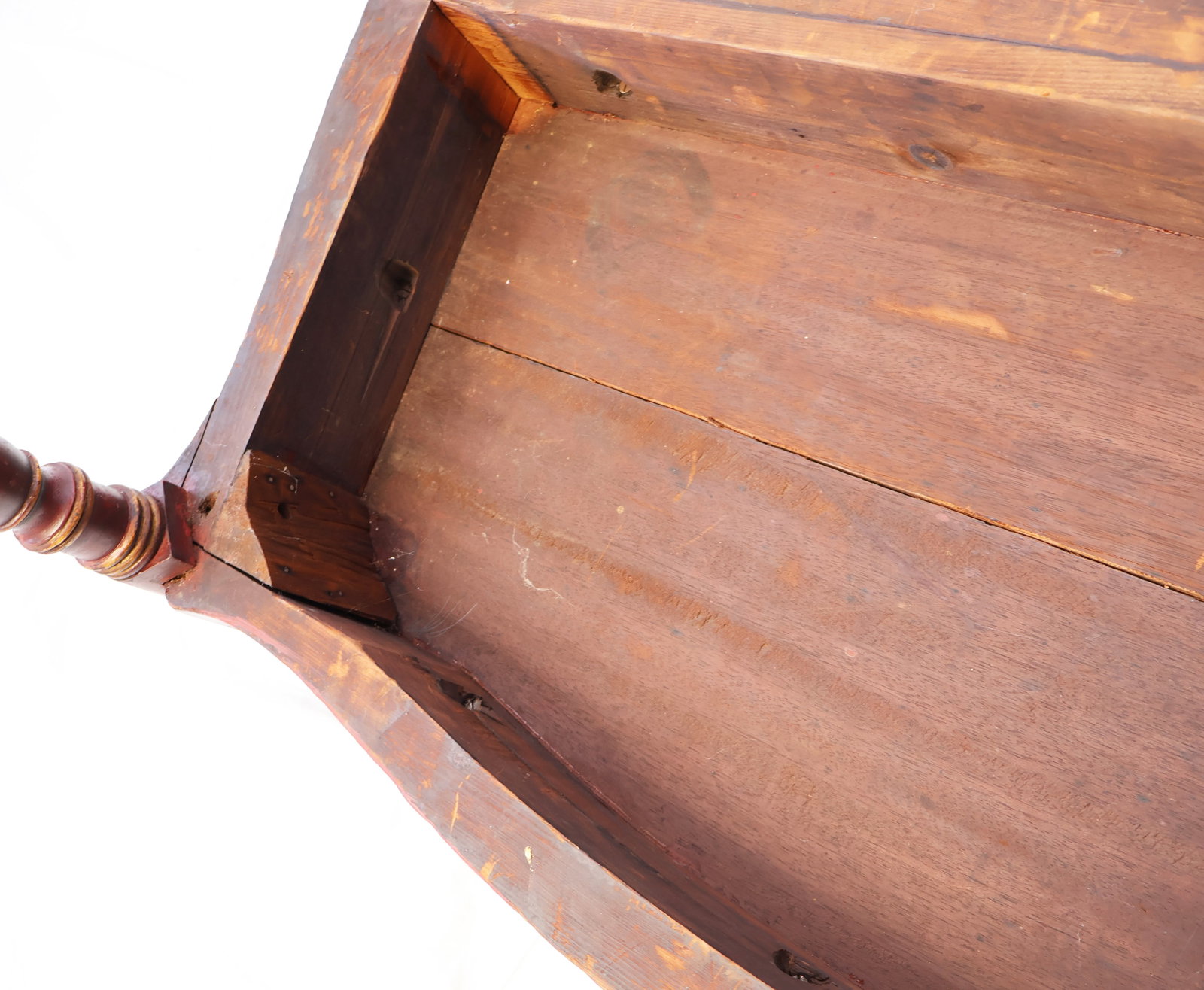 Pair of Paint Decorated Sheraton Card Tables with Bird's Eye Maple Tops - 15