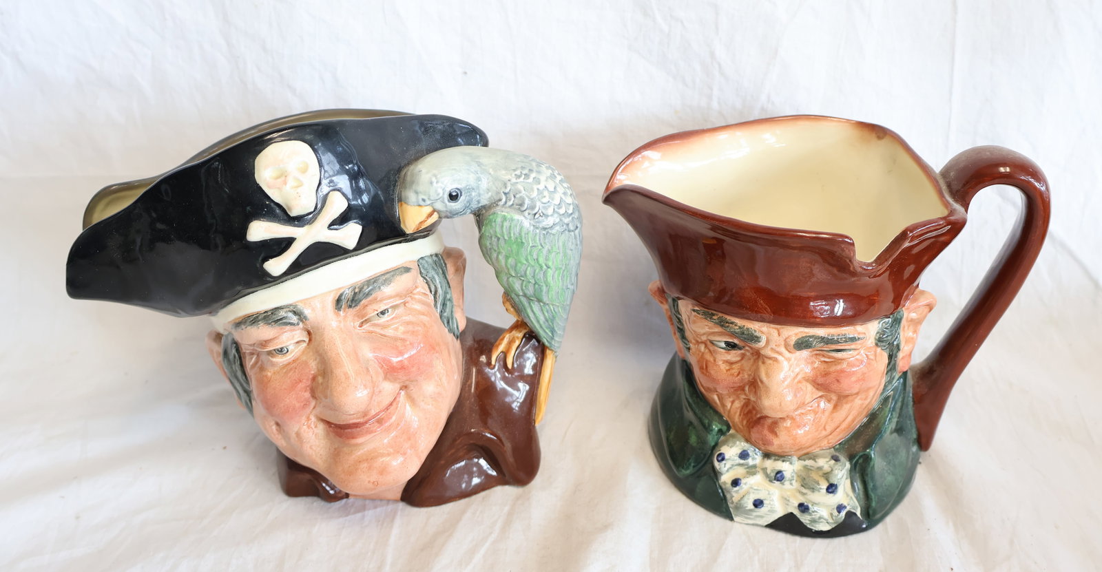 Lot of Two Royal Doulton Toby Mugs: 9" x 7" Gurley Auction Company provides In House Packing and Shipping and strive to keep costs as reasonable as possible. Please take the time to research the cost of shipping for the items that you a