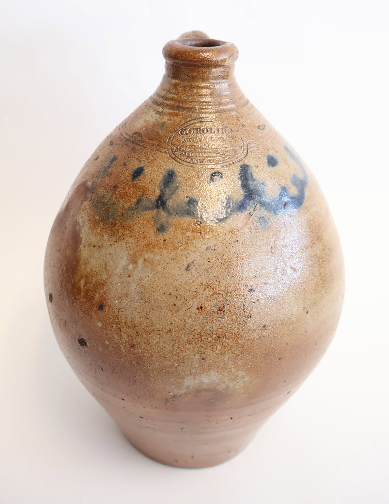 Stoneware Jug by C. Crolius New York (1 of 6)