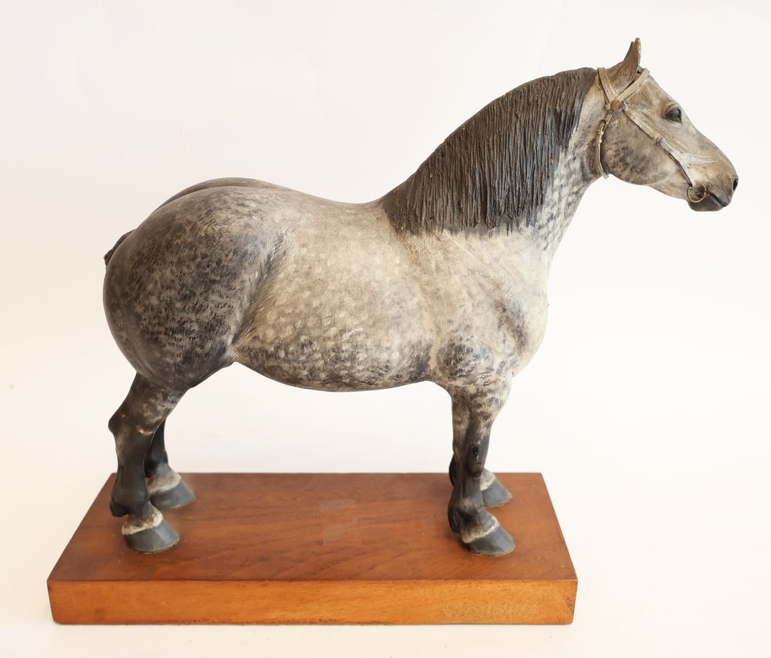 Vintage Wooden Horse Carving: 11" tall x 12" x 4" Gurley Auction Company provides IN HOUSE PACKING AND SHIPPING and we strive to keep costs as reasonable as possible. Please take the time to research the cost of shipping for the i