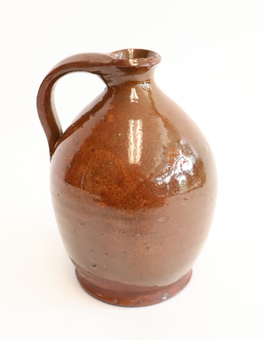 Small 19th Century Redware Jug (1 of 6)