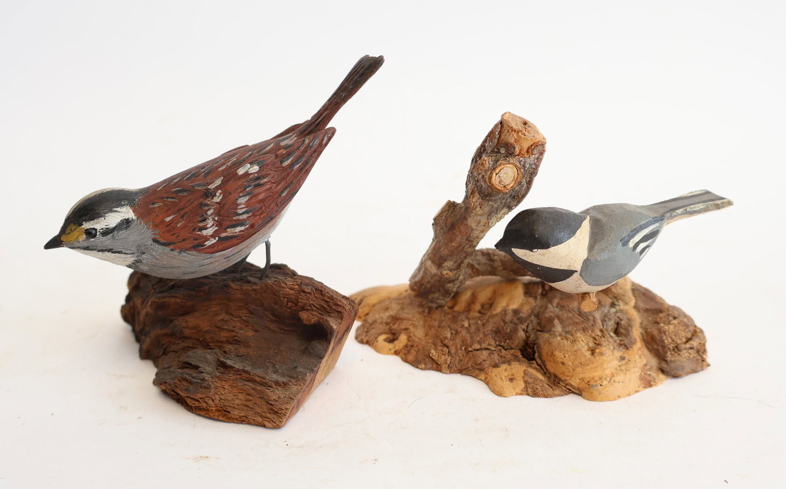 Lot of Two Bird Carvings (1 of 5)