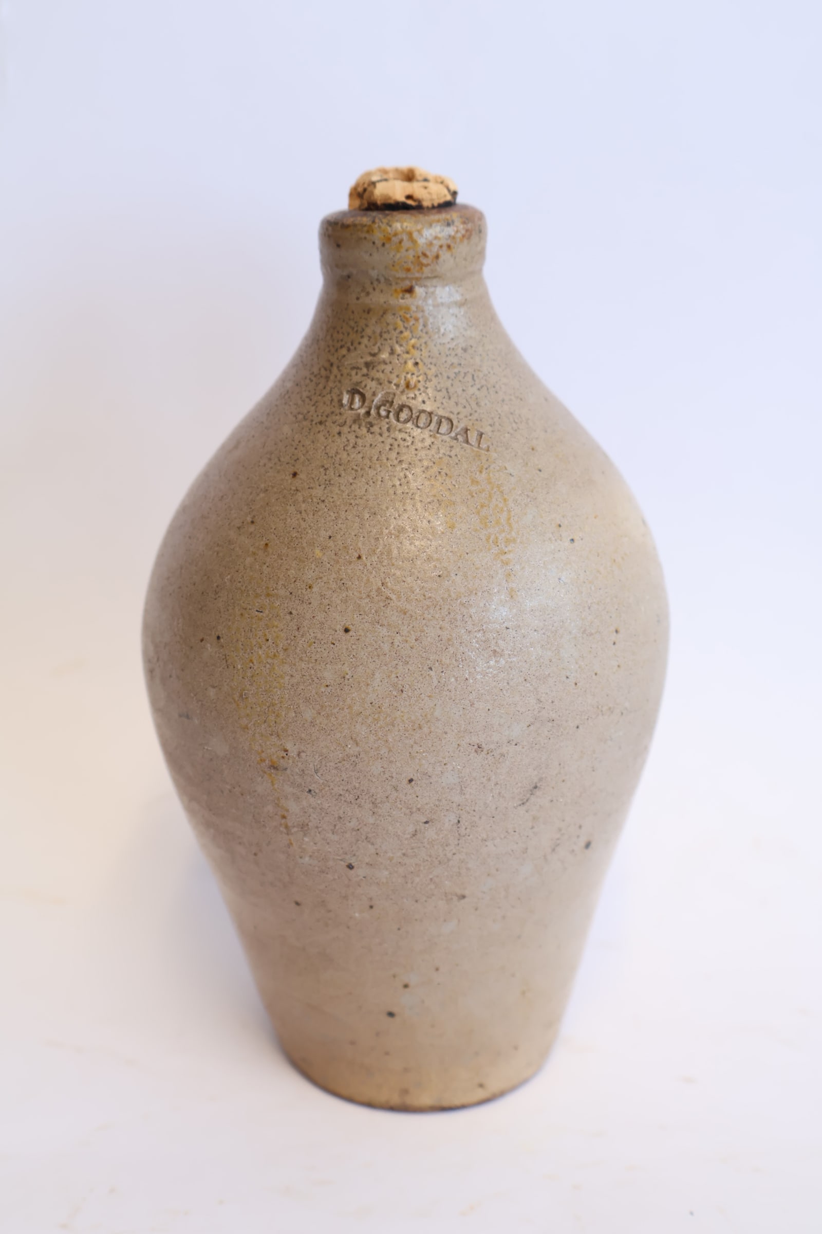 Diminutive Stoneware Jug by D. Goodale- Hartford, CT (1 of 6)