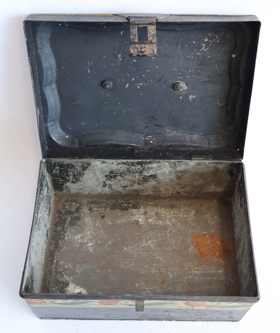 Decorated Toleware Document Box - 5