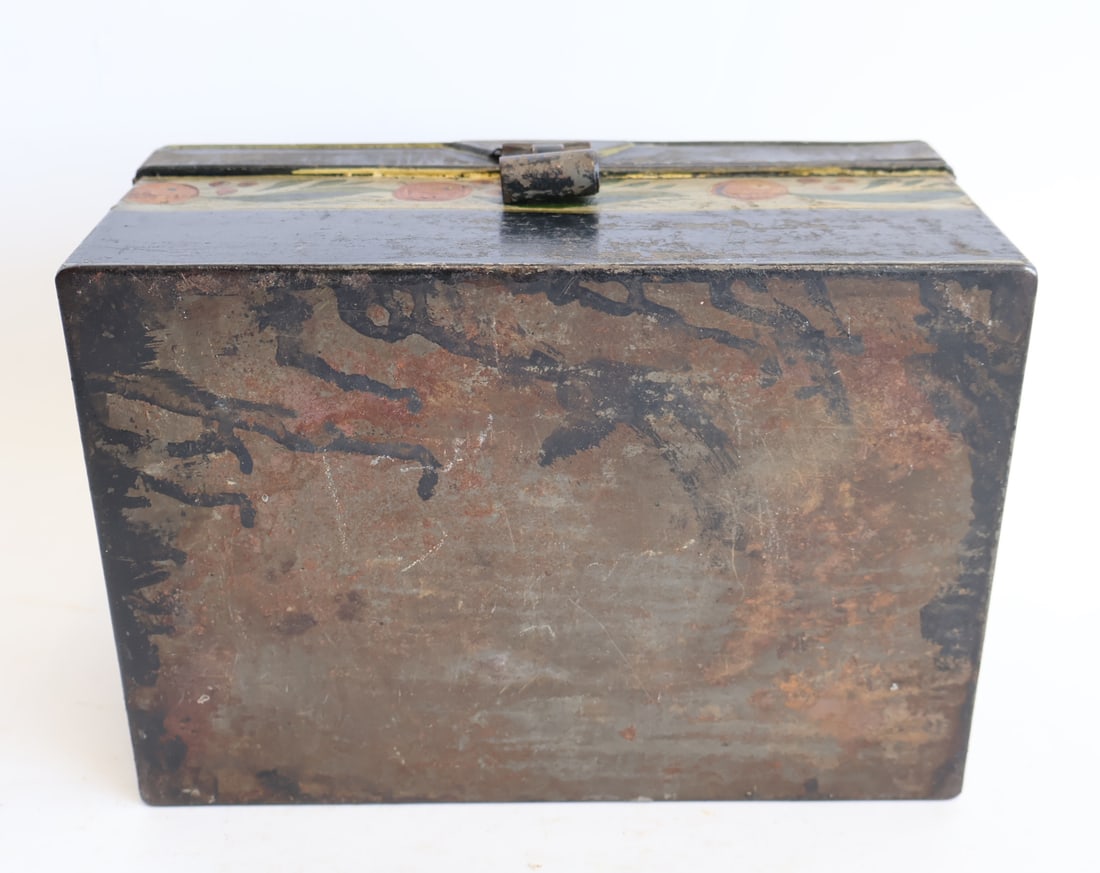 Decorated Toleware Document Box - 6