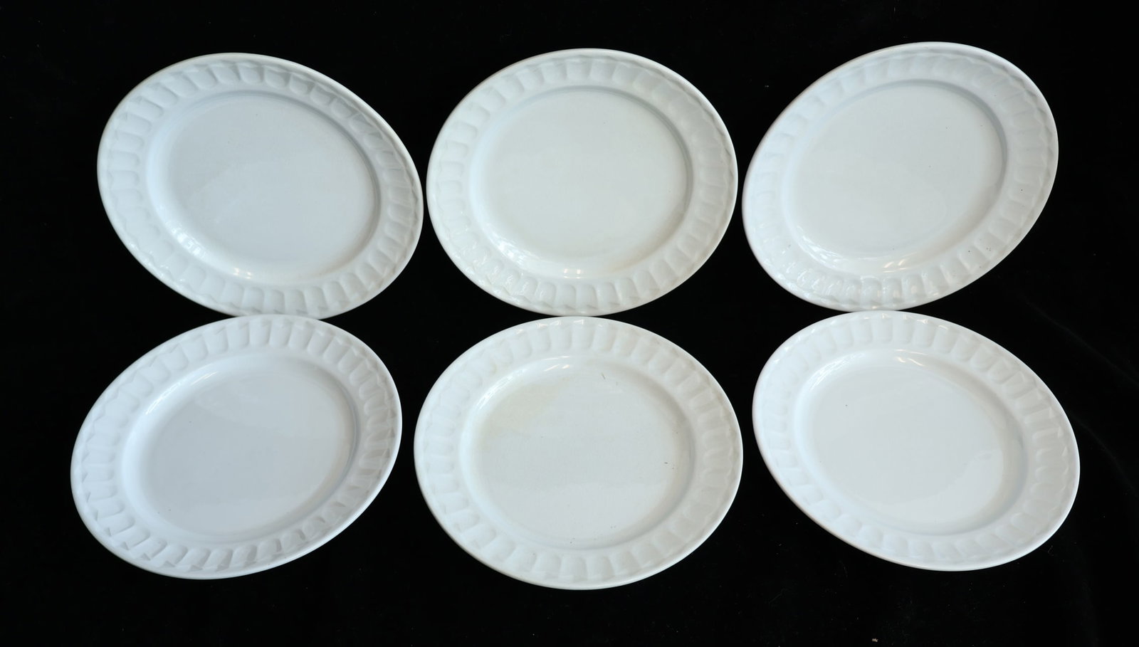 Lot of Six Ironstone Plates by Gelson Brothers: 9" Gurley Auction Company provides IN HOUSE PACKING AND SHIPPING and we strive to keep costs as reasonable as possible. Please take the time to research the cost of shipping for the items that you are