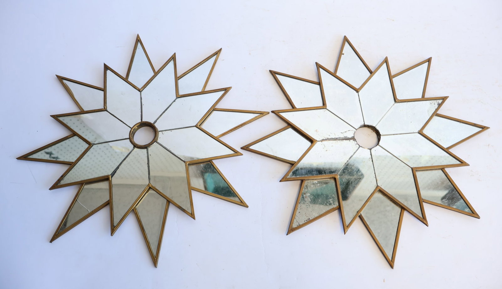Pair of Mirrored Sconces (1 of 2)