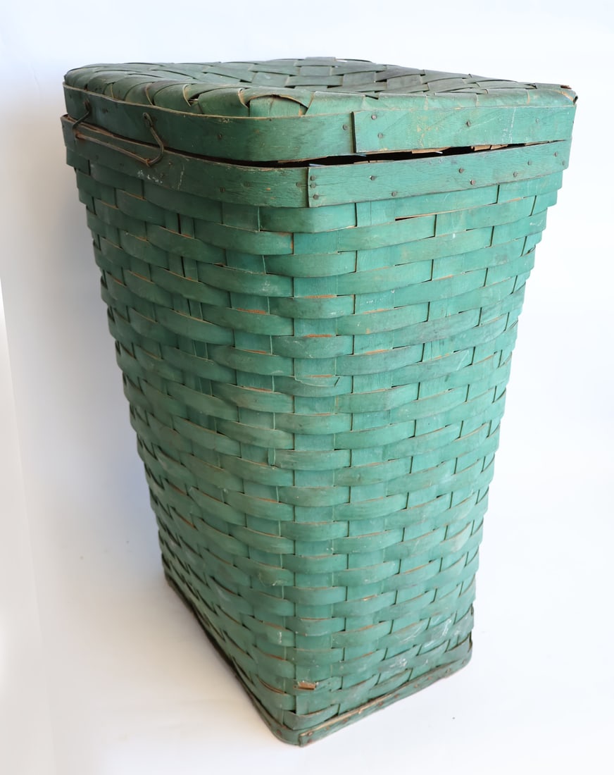 Large Painted Split Ash Basket - 3