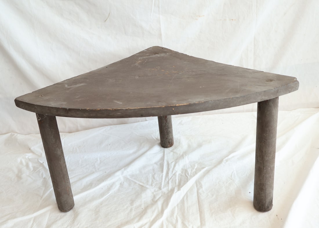 Corner Shelf with Original Paint: 12 1/2" x 17 1/2" deep Gurley Auction Company provides IN HOUSE PACKING AND SHIPPING and we strive to keep costs as reasonable as possible. Please take the time to research the cost of shipping for th
