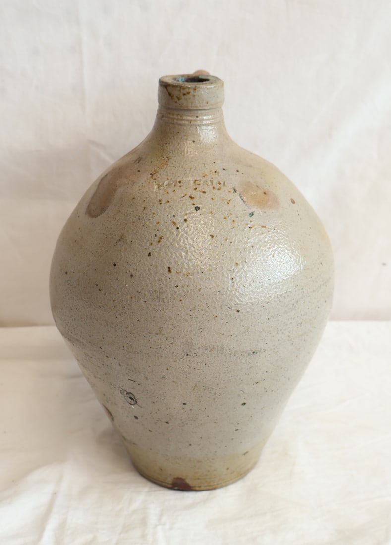 Stoneware Jug Stamped Boston (1 of 6)