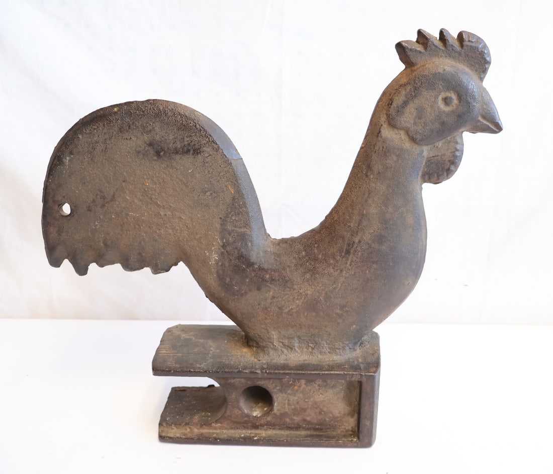 Cast Iron Rooster Windmill Weight (1 of 8)