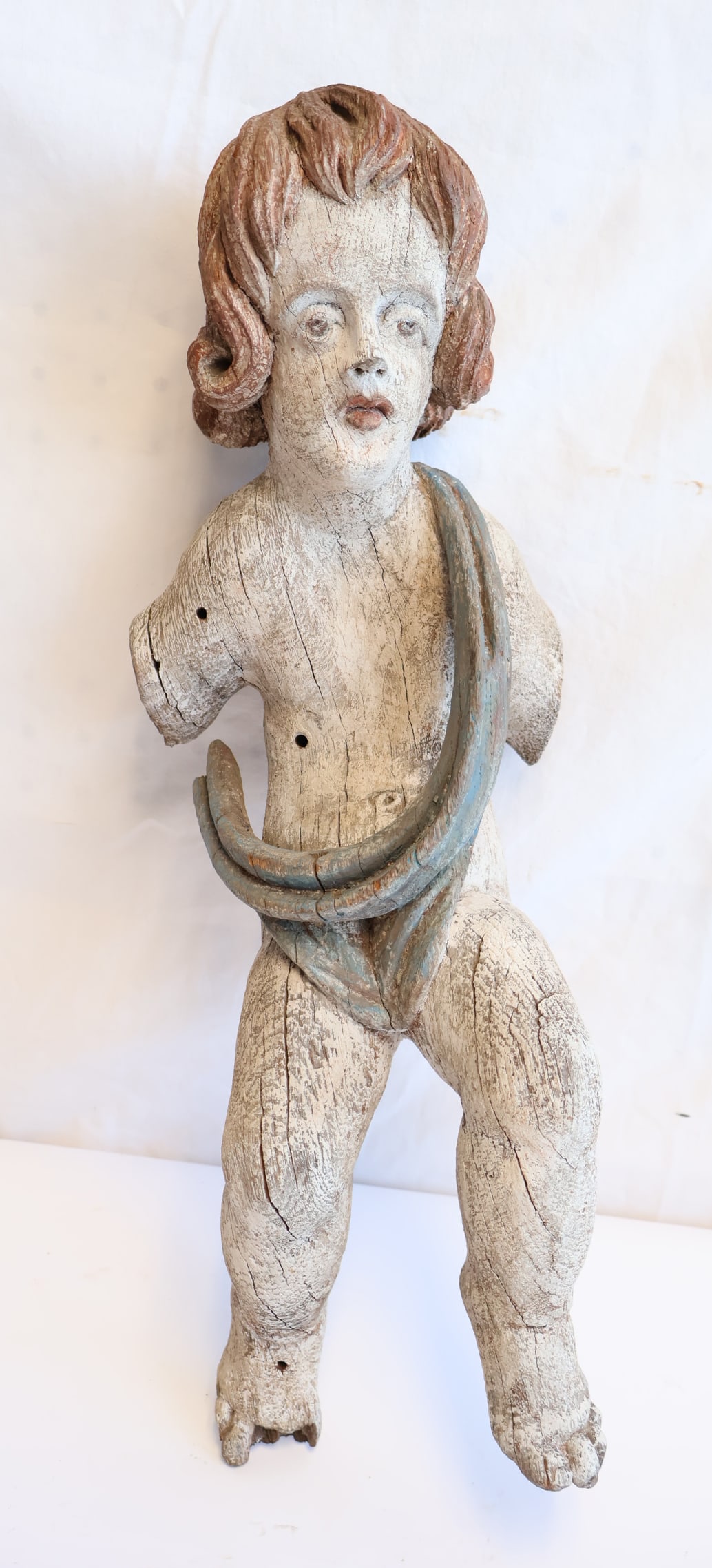 Carved Wooden Puti (1 of 4)