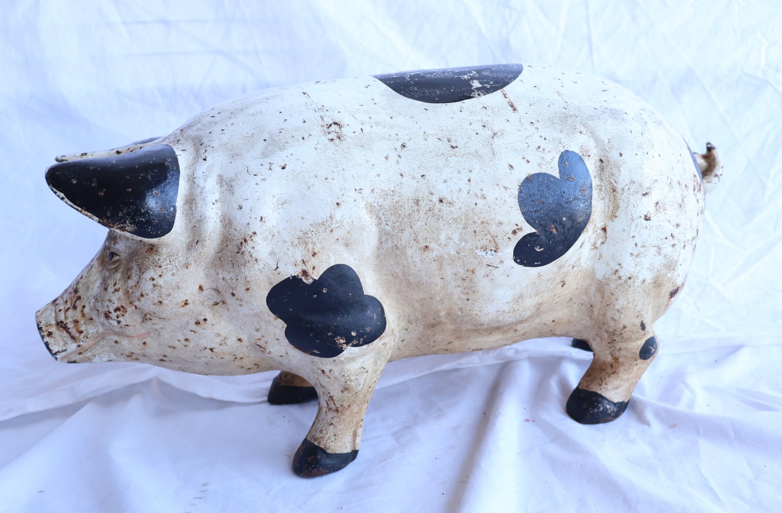 Contemporary Cast Iron Pig Figure (1 of 5)