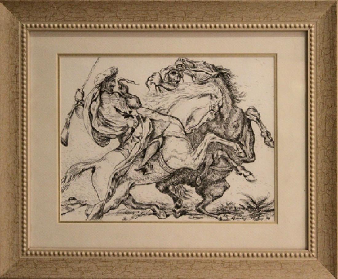 Warrior on a horse, Tesfay Girmay (1 of 2)