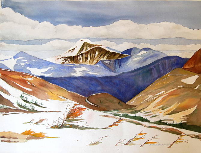 Clemmons ; Watercolor On Paper ; 19.5 X 22.5 In