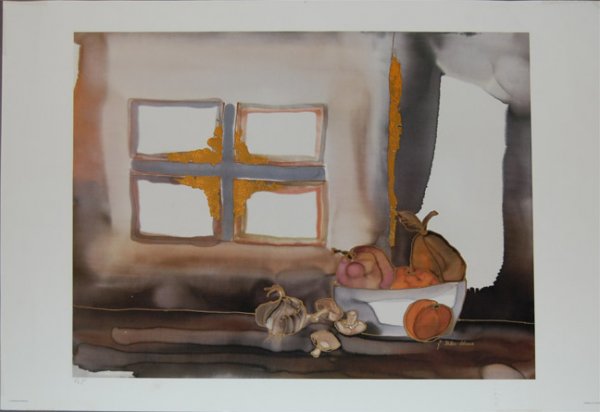 Lithograph signed in the left corner;