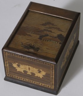 Circa 1920 Japanese Novelty Roll Top Cigarette B