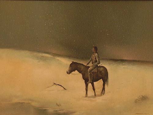 "Homeward Bound"; Oil on canvas by Bodner Joseph;