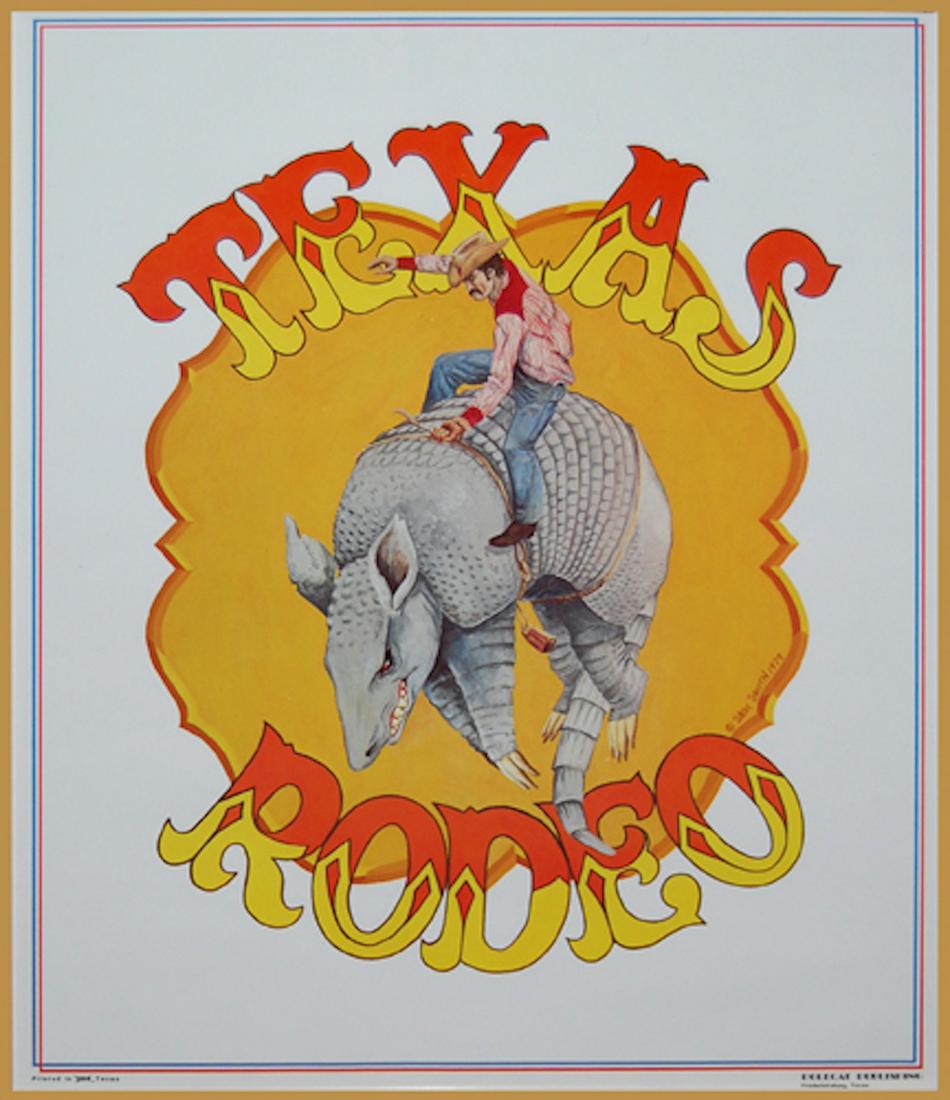 Smith S. (American 1918), Texas Rodeo: Randall Davey, Jack Levine, Ben Turner & Carl von Hassler.Exhibited: Corcoran Gallery, 1948 (solo); Santa Fe (NM) MFA, 1949; Botts Mus. Art, Albuquerque, NM, 1964; Panhandle-Plains Hist. Mus, Canyon,