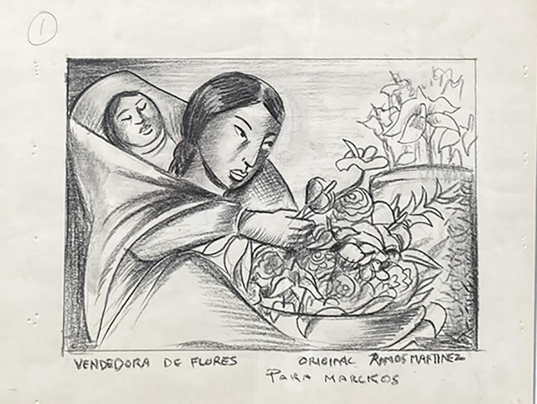 After Alfredo Ramos Martinez (1871-1946) - Drawing (1 of 4)