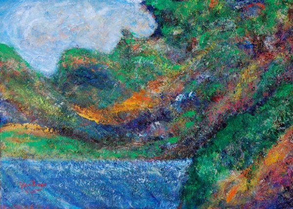 Boyce John (American) ''Cold Day In Hell'', acryl: Boyce John (American) ''Cold Day In Hell'', acrylic on canvas, 30''x 40'' ----- John Boyce is an internationally established artist whose work spans more than 40 years. Collectors of his work include