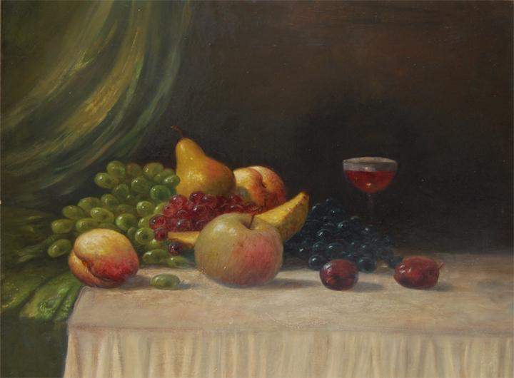 Robert S. Duncanson (American 1822 - 1872) - Still Life (1 of 3)