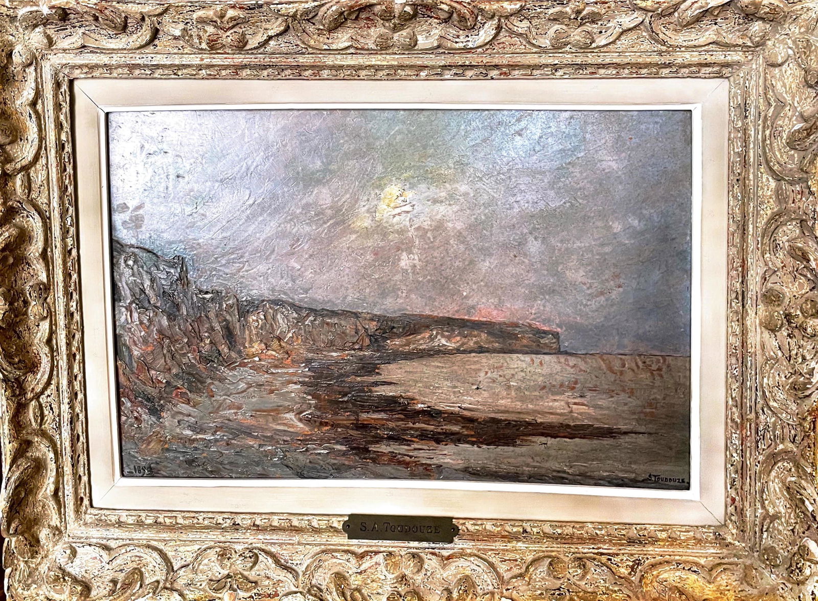 S.A. Toudouze - Cliff by the Sea (1 of 3)