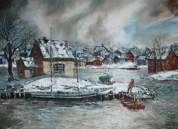 Lebron Robert (American 1928-): Artist: Lebron Robert (American 1928-) Artist Biography: Robert Lebron was born in 1928 in New York City. At a young age he moved from New York to Puerto Rico with his fisherman cousin who told Lebr