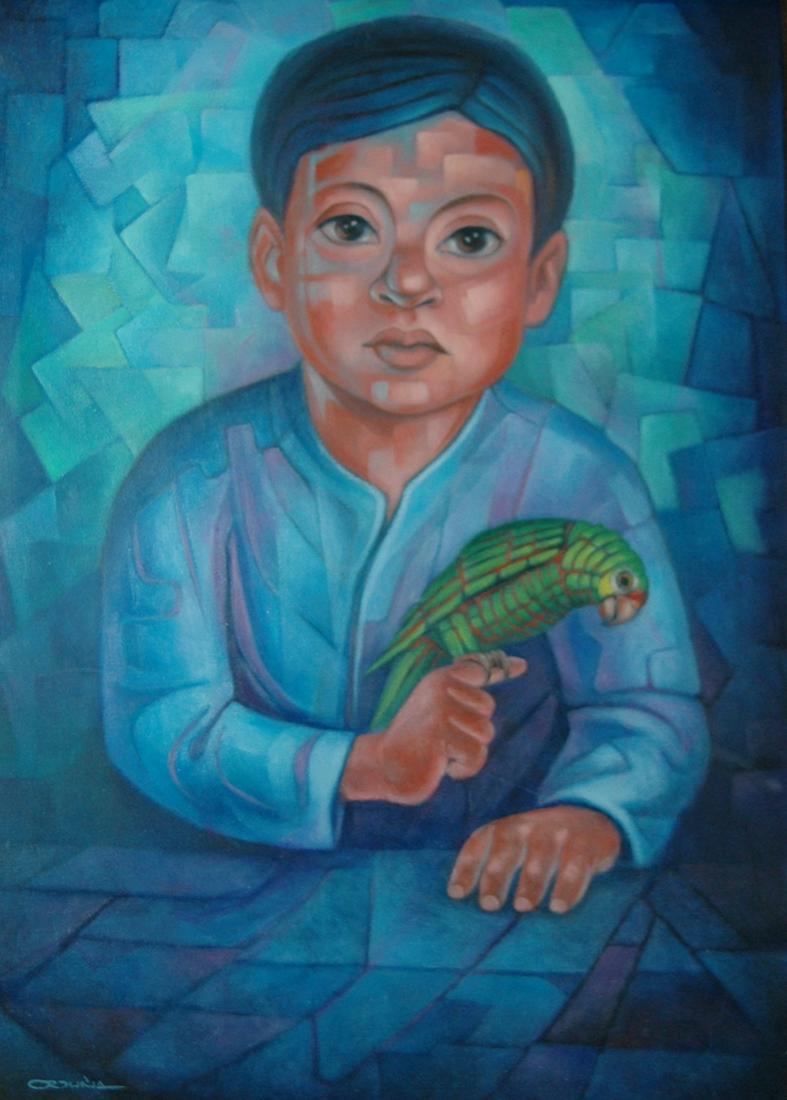 Orduna Carlos- Nino con perico (1 of 3)
