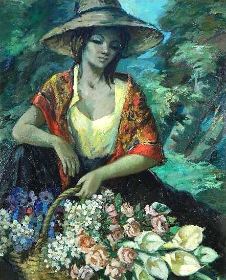 Tanganelli Josefina The Flower Vendor