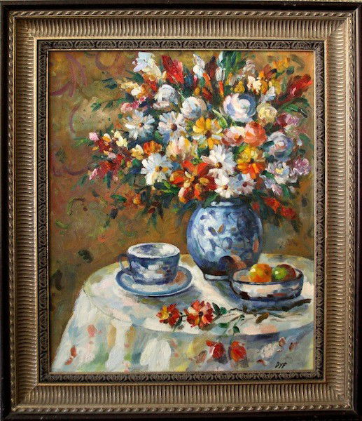 Marcel Dyf , Oil on canvas , 24.75" x 19.75".: Marcel Dyf , Oil on canvas , 24.75" x 19.75".