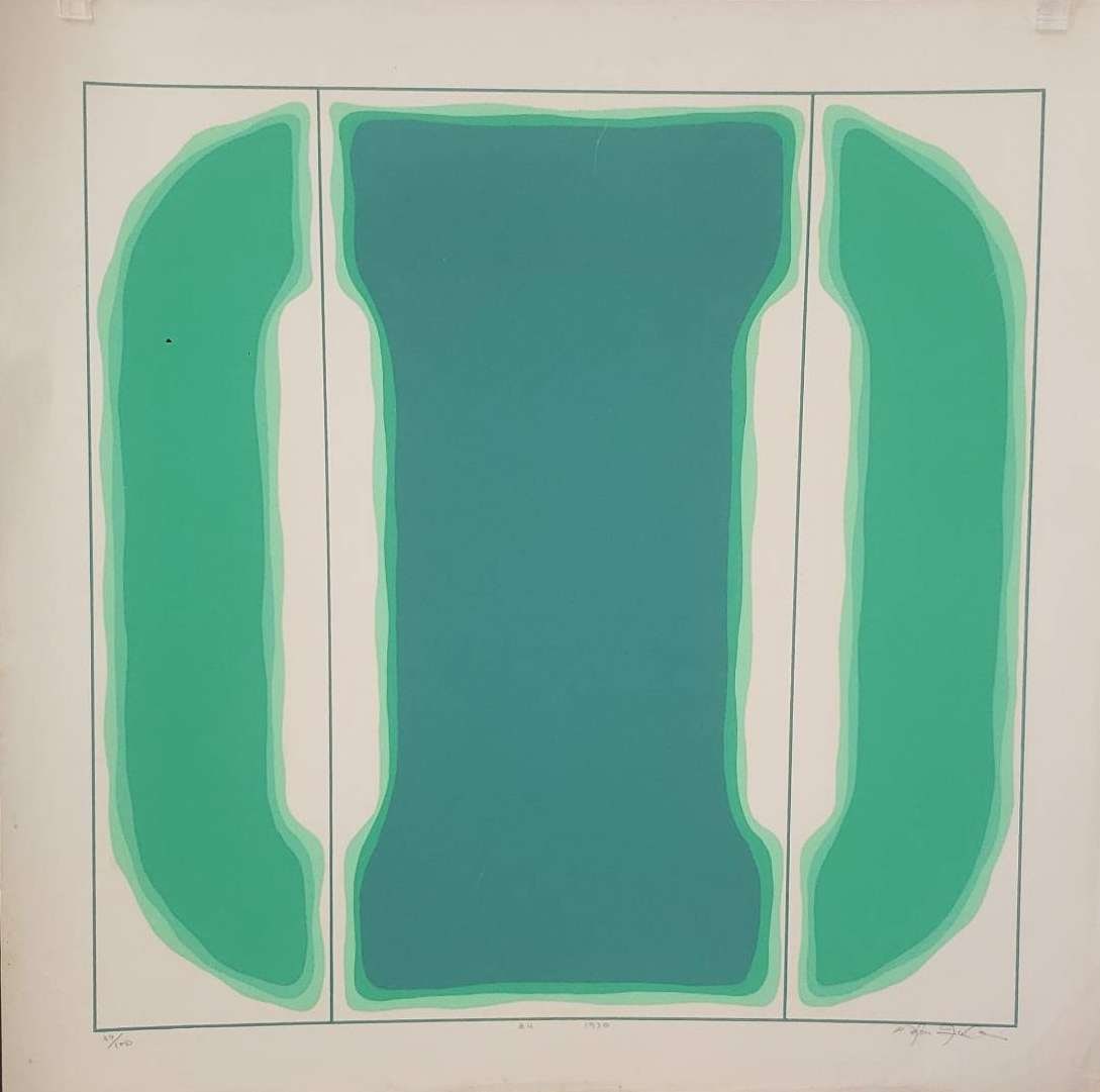 "#4" 1970 By Nobu Fukui 49/100: Item pictured is being sold. See photo. This item has been stored untouched for 40 years and is being sold As-Is.