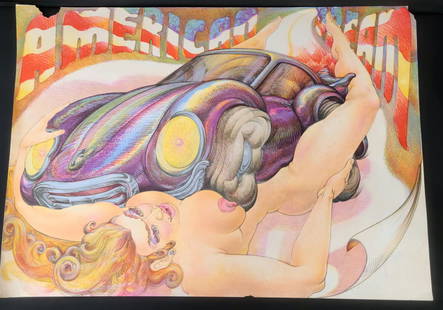 "American Dream" Signed by Luis Jimenez 41/150: Item pictured is being sold. See photo. This item has been stored untouched for 40 years and is being sold As-Is.