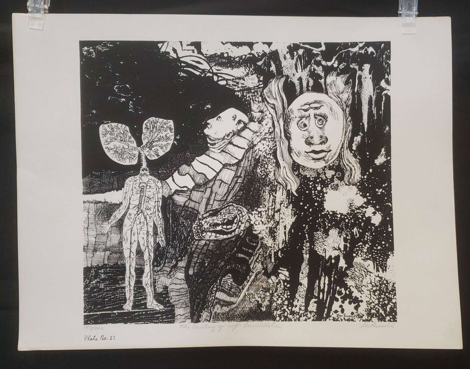 "The Ecstasy of Self Annihilation" Plate 11 Signed by Leo Russell 197/200 (1 of 8)