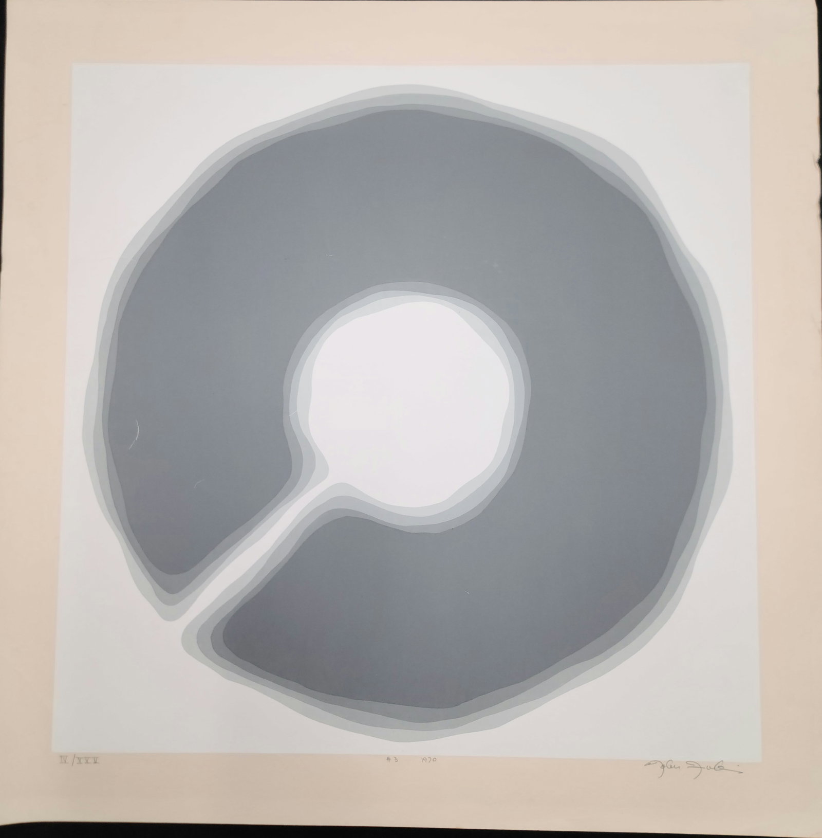 Way Out By Nobu Fukui #3 1970: Item pictured is being sold. See photo. This item has been stored untouched for 40 years and is being sold As-Is.