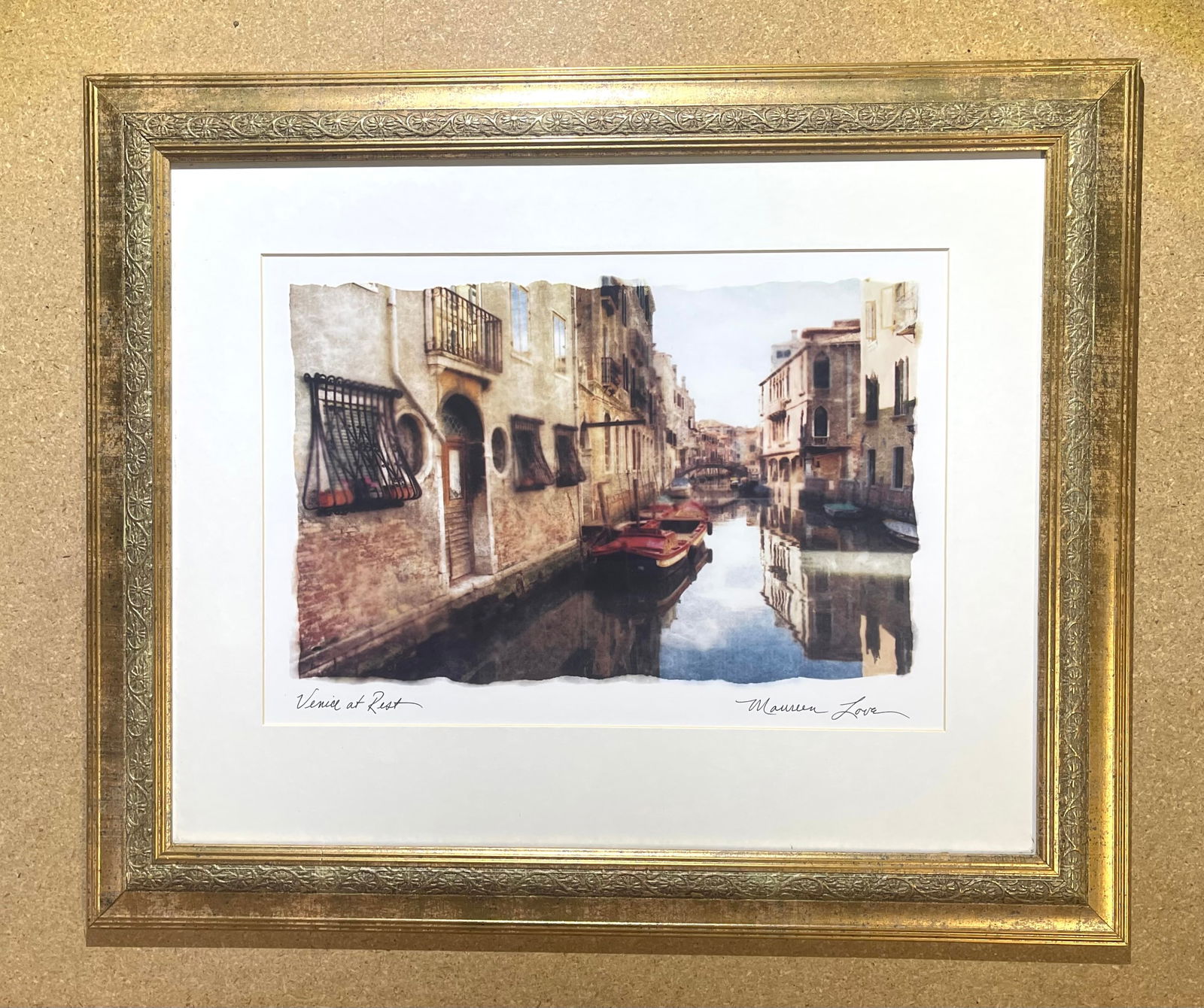 Maureen Love, Venice at Rest, Artist signed  Print (1 of 5)