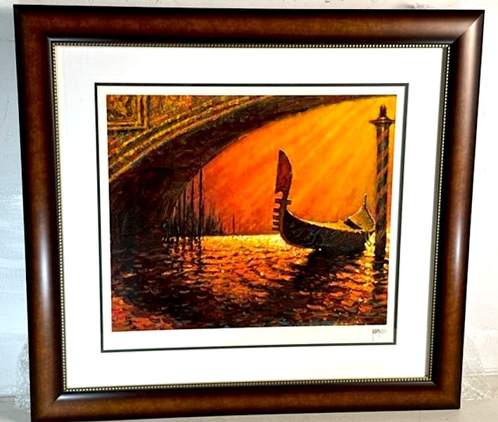 Marko Mavrovich Lithograph PROMO "Under the Bridge" (1 of 7)