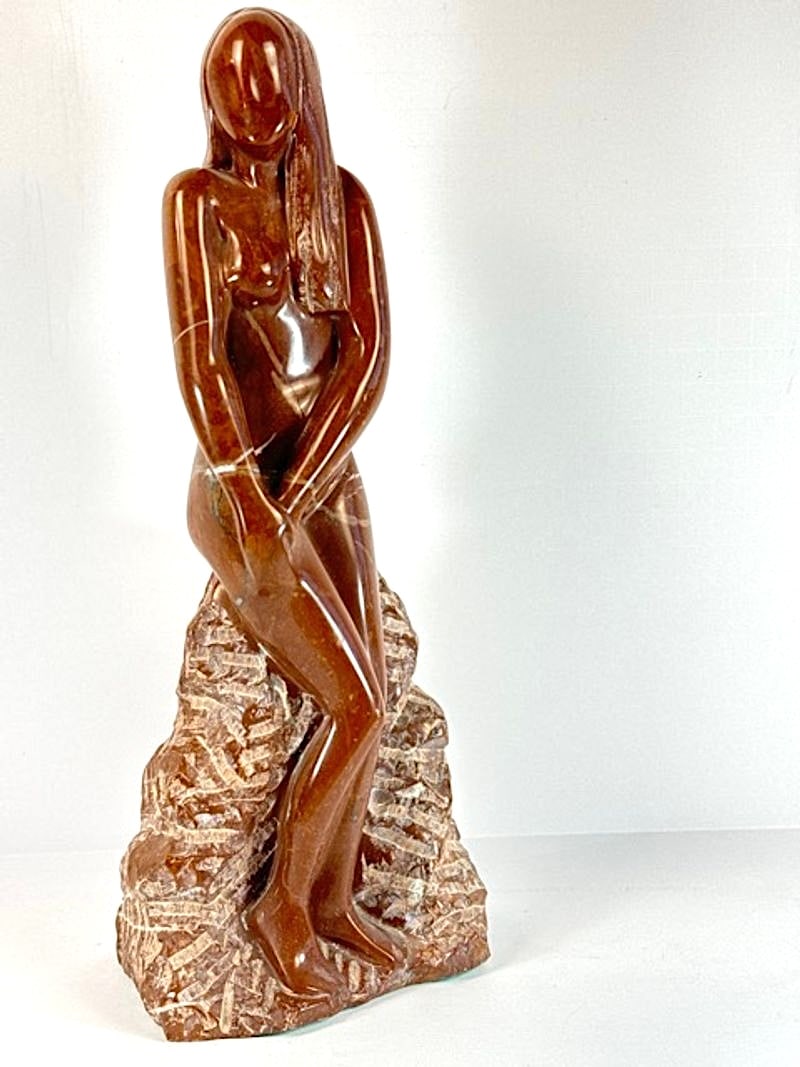 Michael Henry Schreck (1901-1999 Polish/American) ORIGINAL ONYX Sculpture. (1 of 5)