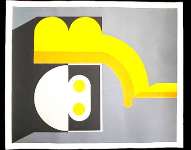Manuel Felguerez, Serigraph on Paper "Abstract Composition": NO RESERVE Item Details Artist: Manuel Felguerez Title: Abstract Composition Year:unknown Dimensions: 24 x 20 in. Edition: P/T Framed: no Medium: Lithograph Condition: Excellent Shipping: This item wi