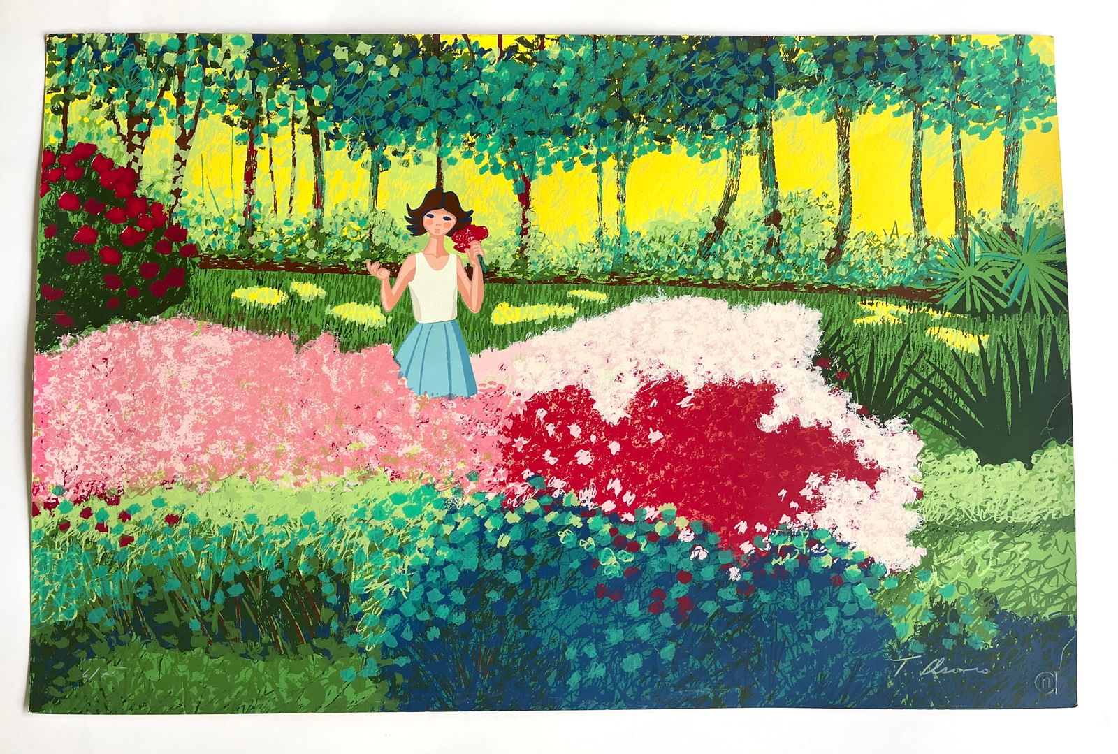 Trinidad Osorio, Serigraph on paper, signed and numbered (1 of 5)