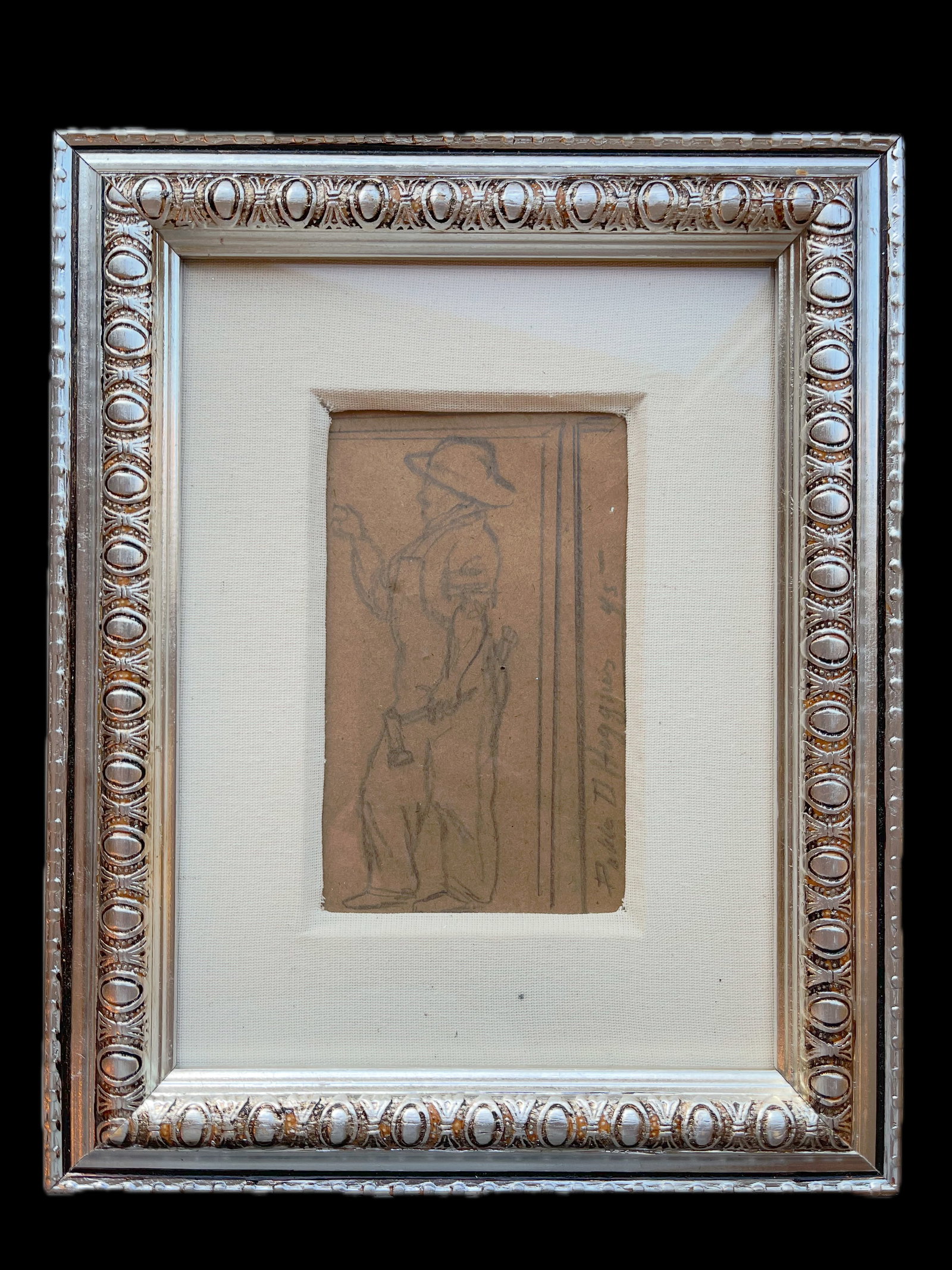 Pablo O'Higgins ORIGINAL Pencill on Paper "Worker" Hand Signed: NO RESERVE Item Details Artist: Pablo O'Higgins Title: Worker Year: unknown Dimensions: 6 3/4 x 9 in. Edition: signed Framed: yes Medium: pencil on paper Condition: Good Shipping: In House, This it