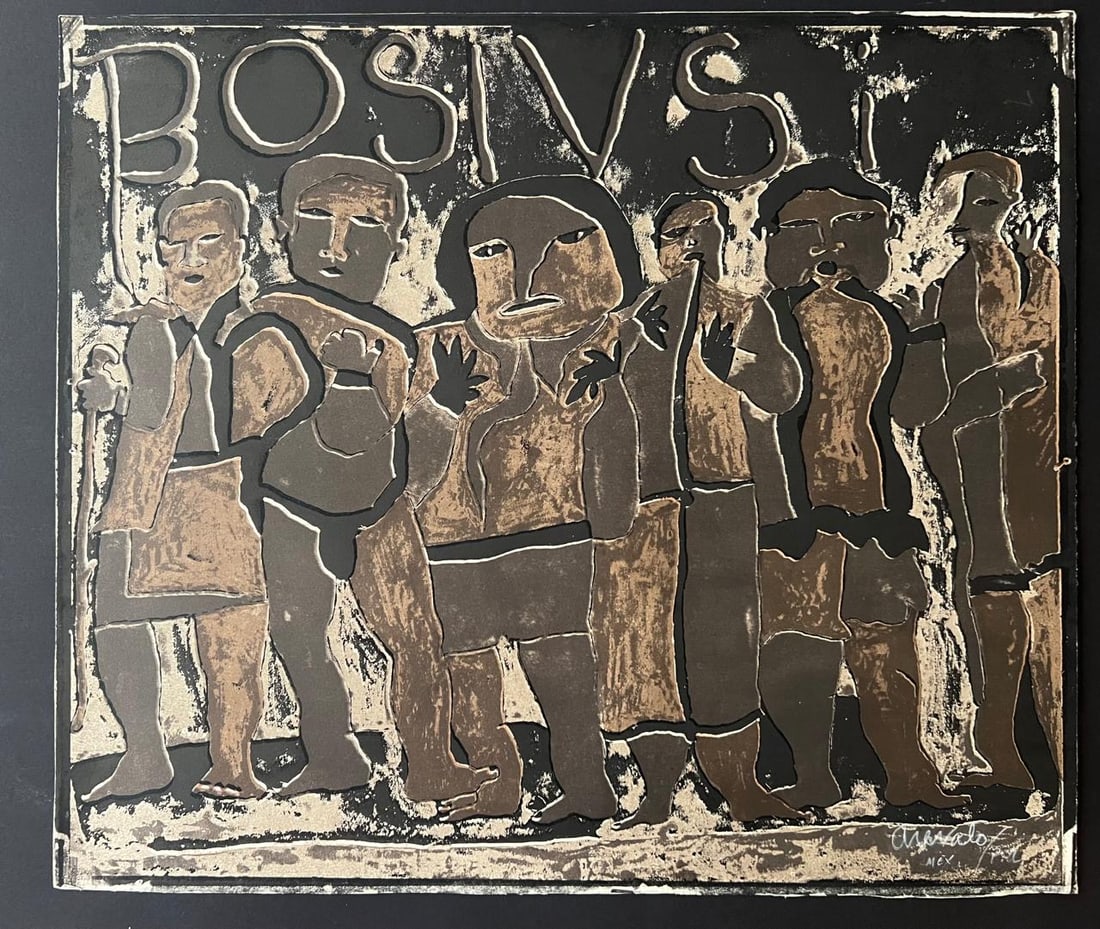 Javier Arevalo (1937-2020), Lithograph, Hand signed "Character": NO RESERVE Item Details Artist: Javier Arevalo Title: Character Year: unknown Dimensions: Edition: P.A. Framed: no Medium: Lithograph Condition: Good Details: Hand signed by the artist. Shipping: In