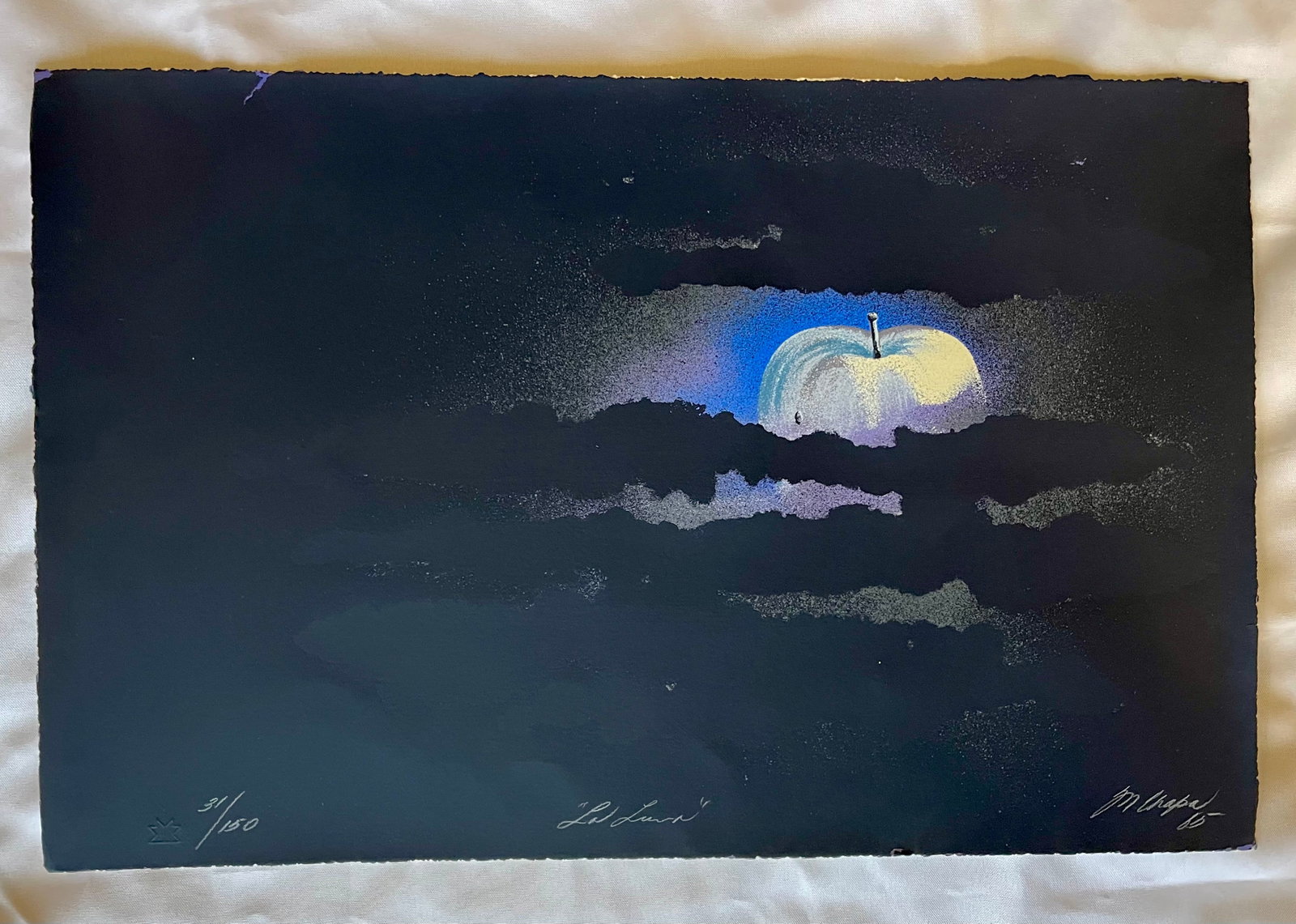 Martha Chapa (Mexican b. 1946) signed Lithograph: NO RESERVE Item Details Artist: Martha Chapa Title: Apple Year: cir. 1985 Dimensions: 22 x 14 inches Edition: Lithograph Framed: no Medium: Lithograph Condition: Average Details: signed by artist Ship