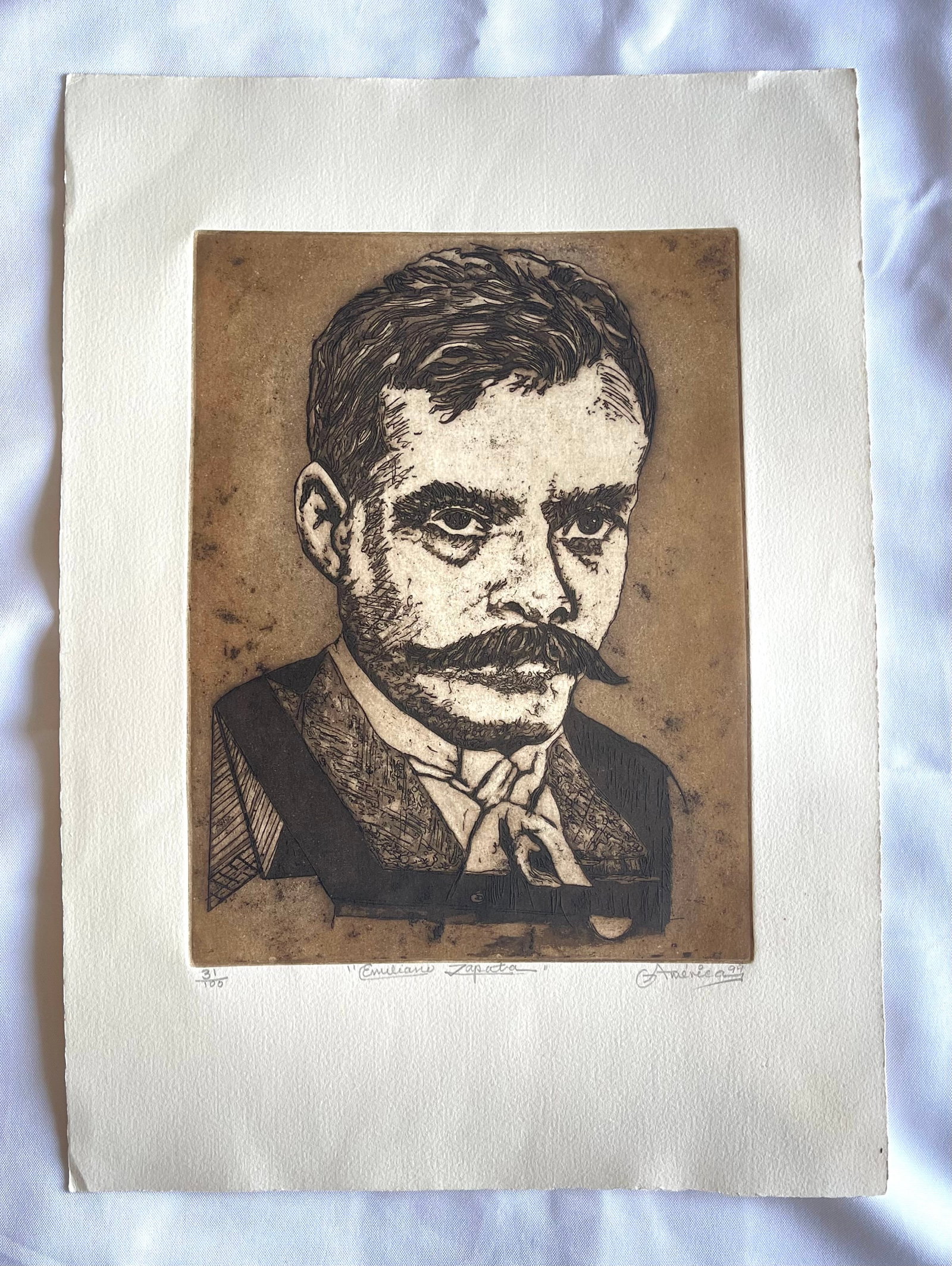G America, Lithograph "Zapata" (1 of 8)