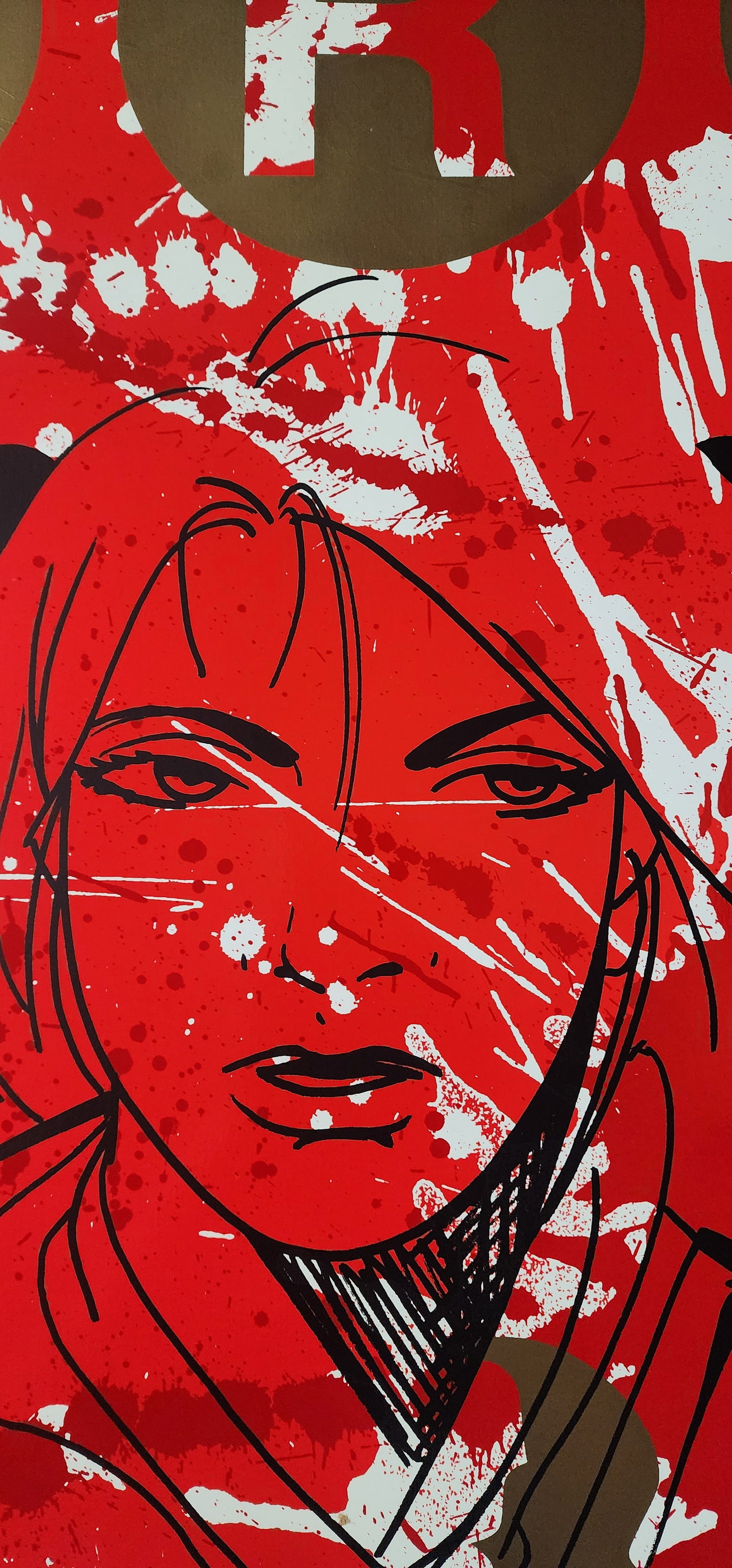 John Crash Matos (1961 - Puerto Rican) Mixed Media on paper - 2