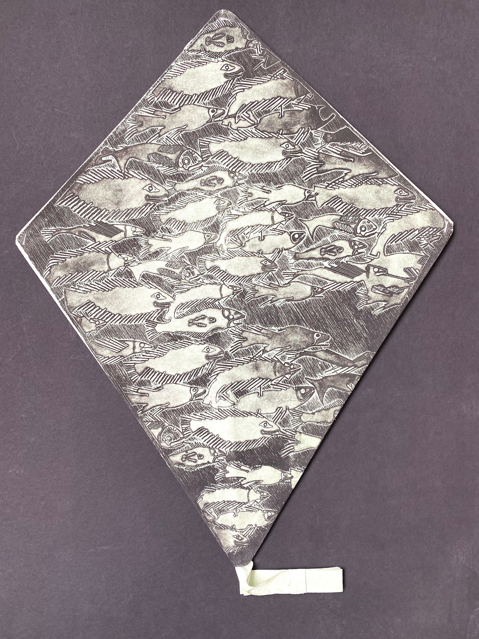 Francisco Toledo KITE, signed, serial # 498 "Fishes": NO RESERVE Item Details Artist: Francisco Toledo Title: Fishes Year: unknown Dimensions: 19 3/4 x 15 1/4 Edition: 498 Framed: no Medium: Paper Kite Condition: Good Details: Hand signed by the Artist.